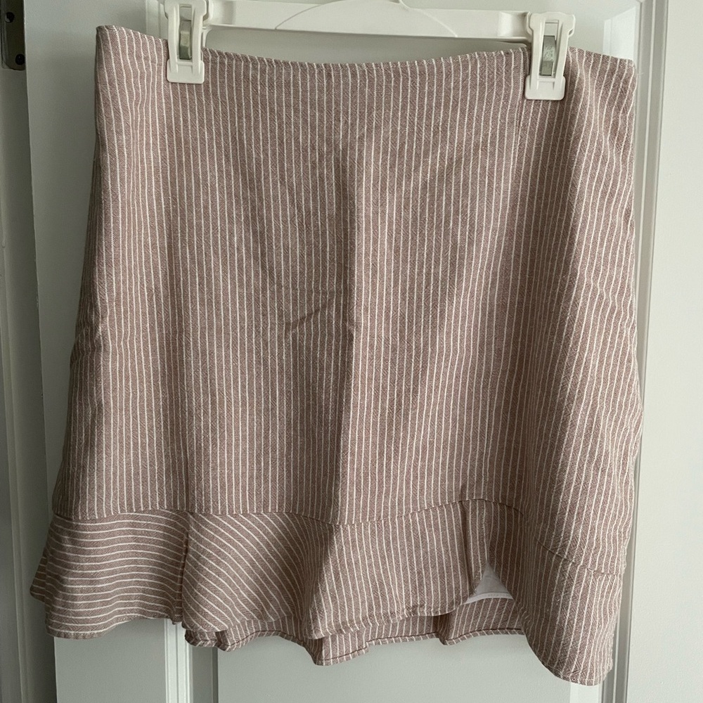 Abercrombie Striped Linen Skirt - new without tags!